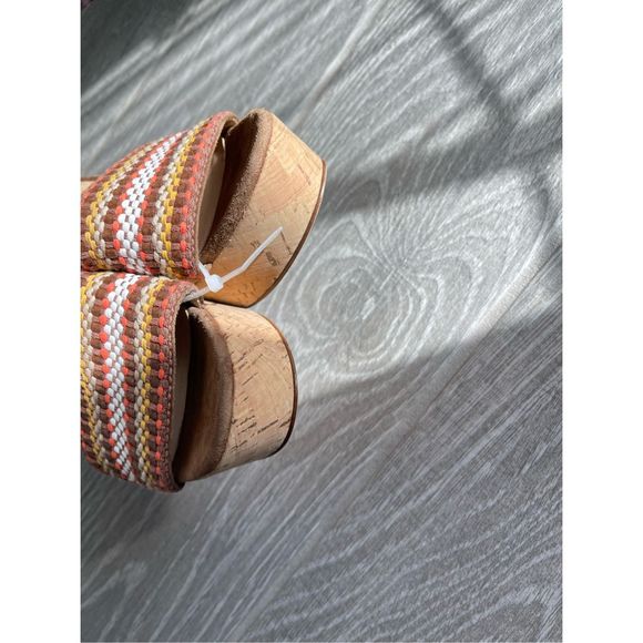 VERONICA BEARD Dali Woven Wedge Sandals Size 9 - Picture 6 of 9